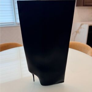 Balenciaga Black Over-the-Knee Stiletto Boots